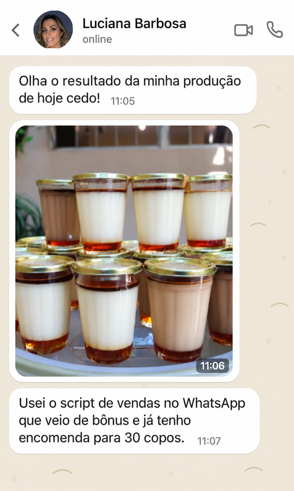 Depoimento real de aluna 5